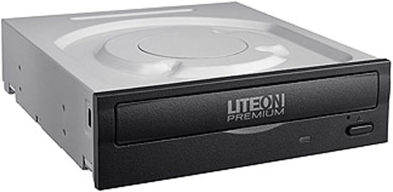 Lite -On Black Premium 16X SATA Internal CD/DVD/RW DVD DL Dual Layer Optical Disc Drive Burner Recorder (DH-16AFSH-PREMM2) - Image 1